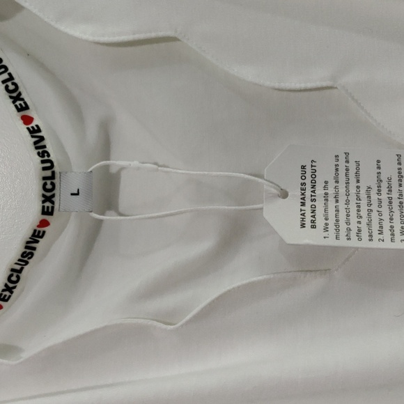 NET Made with Love ❤️ Anchor ⚓ Cotton Blend Open Shoulder Dress Large #821 - Picture 2 of 5